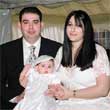 Christening of baby Alexia at The Greek Orthodox Church, Birmingham